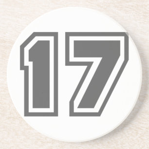 Number 17 coaster