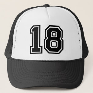 Number 18 Classic Trucker Hat
