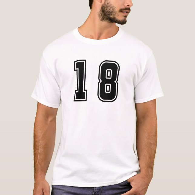 Number 18 T-Shirt (Front)
