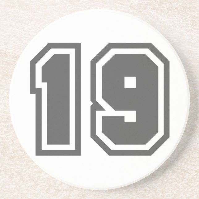 Number 19 coaster (Front)