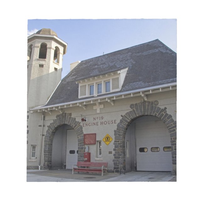 Number 19 Engine House in Washington, D.C. Notepad (Front)