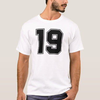 Number 19 frontside print T-Shirt