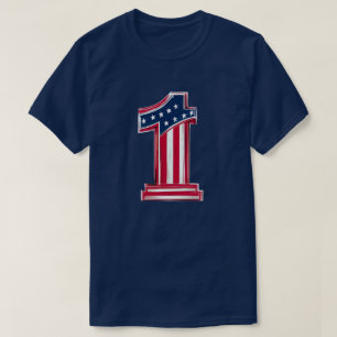 Number 1 American T-Shirt