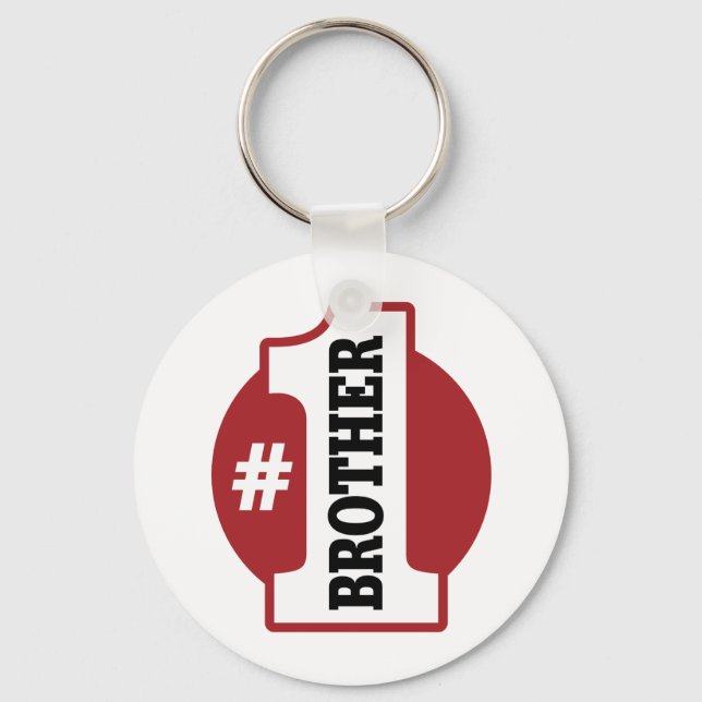 Number 1 Brother Key Ring (Front)