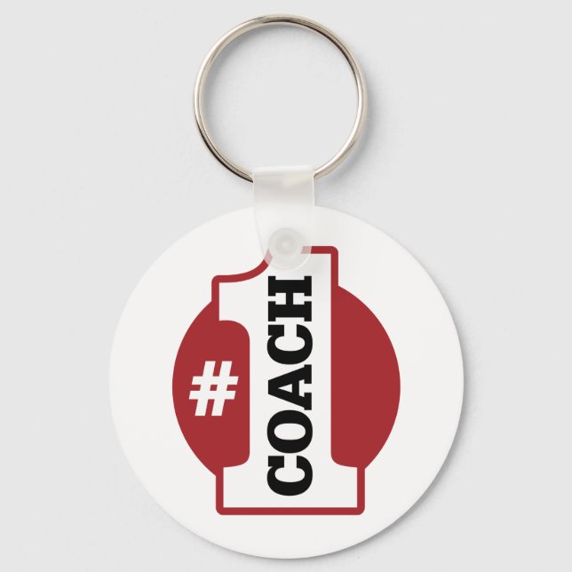 Number 1 Coach Key Ring (Front)