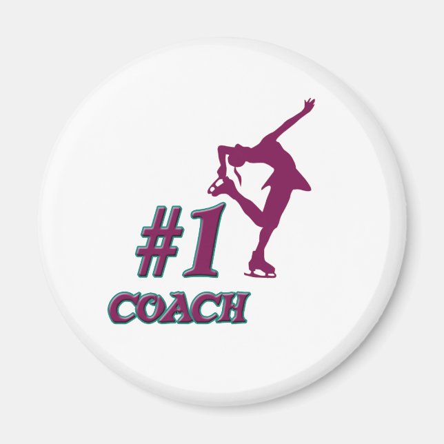 Number #1 Coach Magnet (Front)