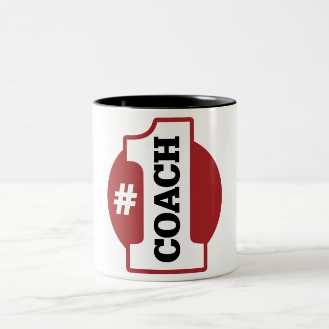 Number 1 Coach Two-Tone Coffee Mug (Center)
