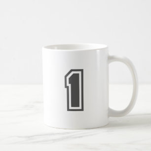 Number 1 coffee mug
