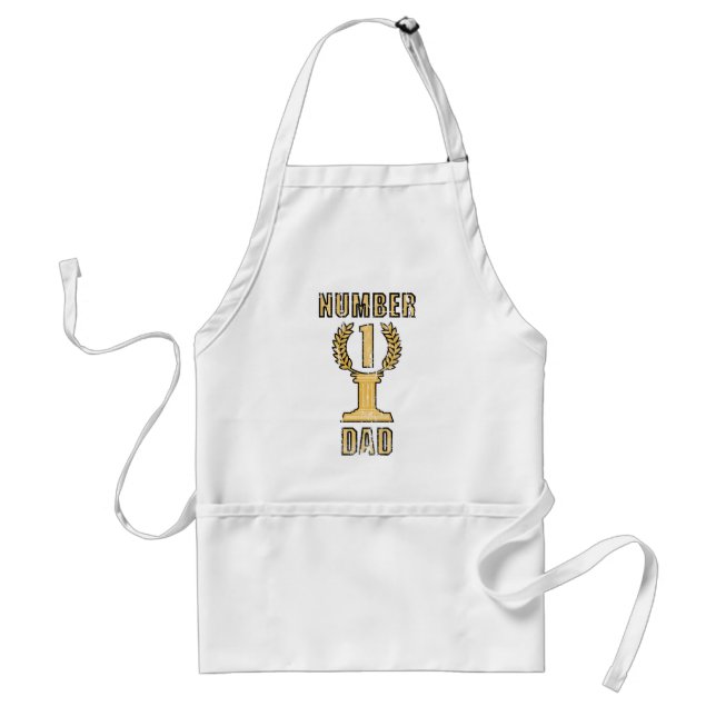 Number 1 Dad Standard Apron (Front)