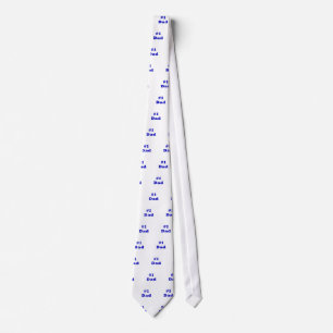 Number 1 Dad Tie