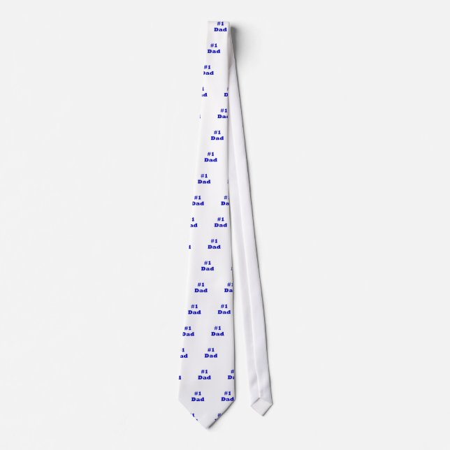 Number 1 Dad Tie (Front)