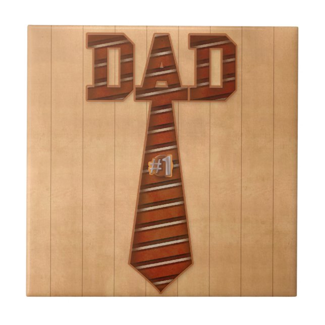 number 1 dad tile (Front)