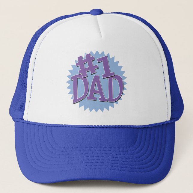 Number 1 Dad Trucker Hat (Front)