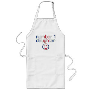 Number 1 Daughter ( Daughter's Birthday ) Long Apron