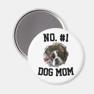 Number 1 dog Mom Mum Mother's Day Pet Lovers Magnet