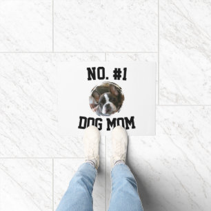 Number 1 dog Mum Mum Mother's Day Pet Lovers Doormat