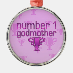 Number 1 Godmother Metal Tree Decoration