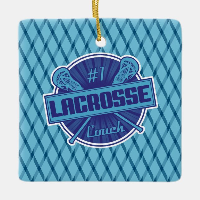Number 1 Lacrosse Coach Decorations (Front)