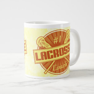 Number 1 Lacrosse Coach Jumbo Coffee Mug