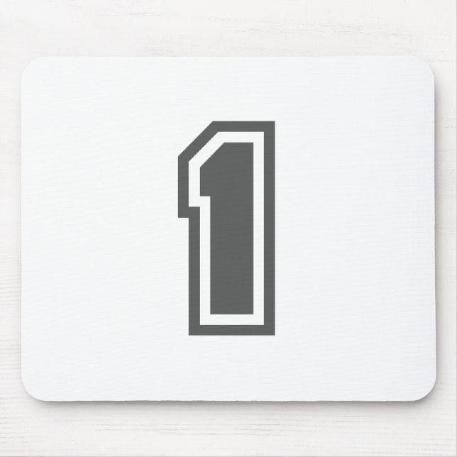 Number 1 mouse mat (Front)