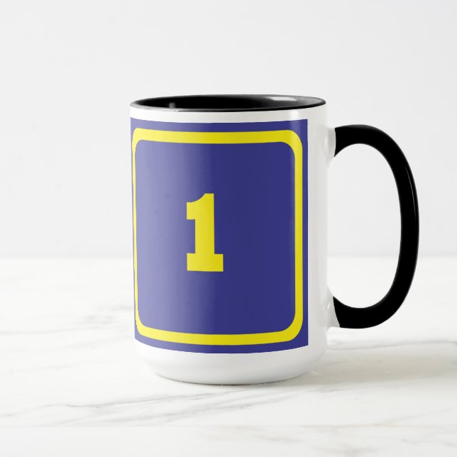 Number 1 mug (Right)