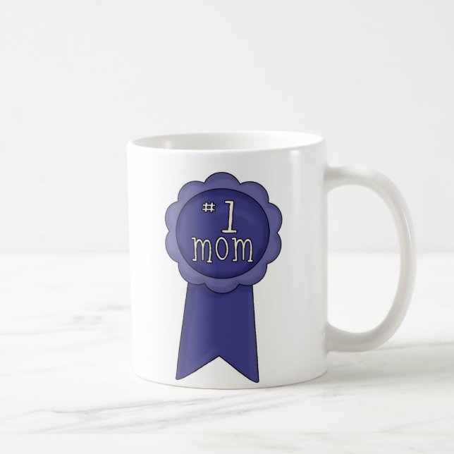 Number 1 Mum Coffee Mug (Right)