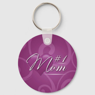 Number 1 Mum Key Ring