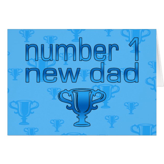Number 1 New Dad (Front Horizontal)