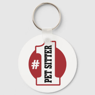 Number 1 Pet Sitter Key Ring
