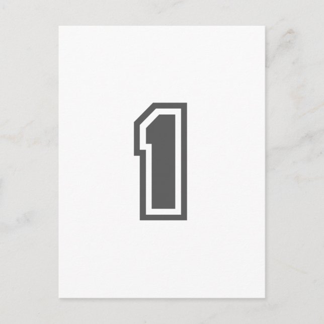 Number 1 postcard (Front)