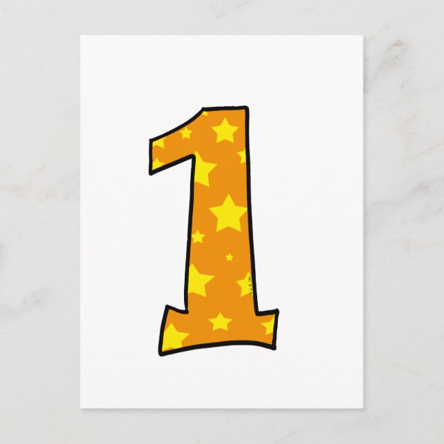 Number 1 postcard (Front)
