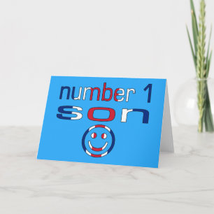 Number 1 Son ( Son's Birthday ) Card
