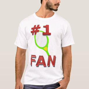 Number 1 Tennis Fan T-Shirt