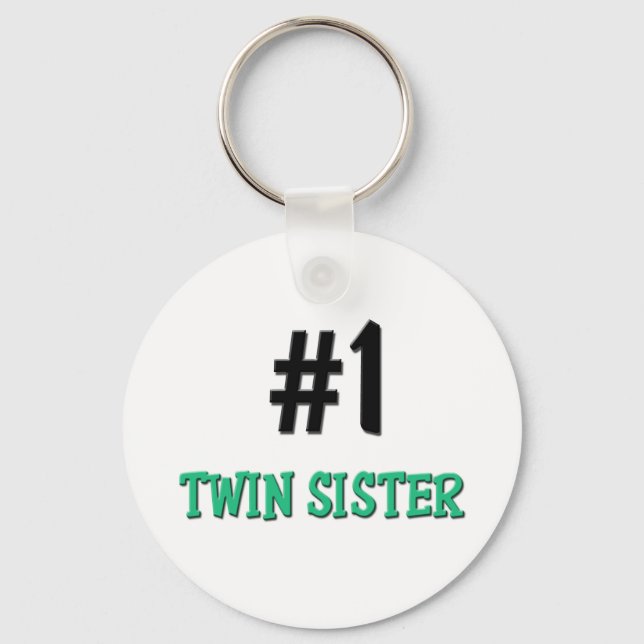 Number 1 Twin Sisters Key Ring (Front)