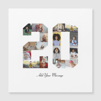 Number 20 Photo Collage