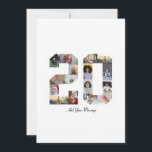 Number 20 Photo Collage Thank You Card<br><div class="desc">This customisable product is where photos are arranged to form the shape of a number. It is often used for milestone celebrations like birthdays, anniversaries, or achievements, allowing users to showcase memorable images within a single, eye-catching display. The designs typically offer spaces for various photo sizes and orientations, ensuring a...</div>