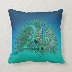 Number 21-21st birthday-21st anniversary pillow