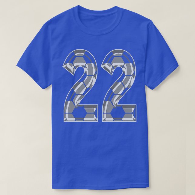 Number 22 Jersey 22 Mum Player Fan T-Shirt (Design Front)