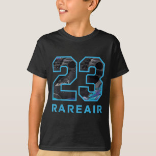 Number 23 8 Aqua Matching Tee Colour Match Graphic