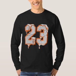 Number 23 Drip Sneaker Match 1 High Og Electro Ora T-Shirt