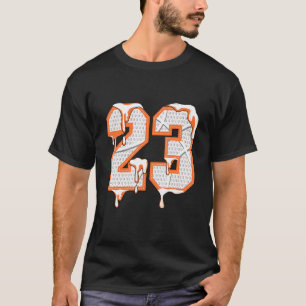 Number 23 Drip Sneaker Match 1 High Og Electro Ora T-Shirt