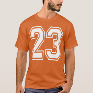 Number 23 Numbered Uniform Sports Jerseyeam 23nd B T-Shirt