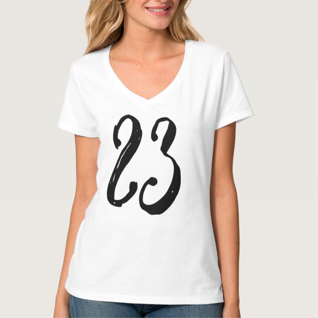 number-23 t-shirt design 23 23 (Front)
