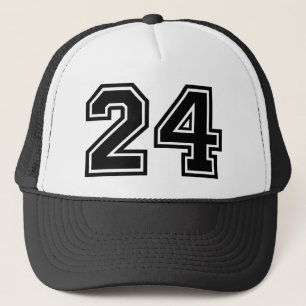 Number 24 trucker hat