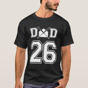 Number 26 Players Biggest Fan For Baseball or Soft T-Shirt