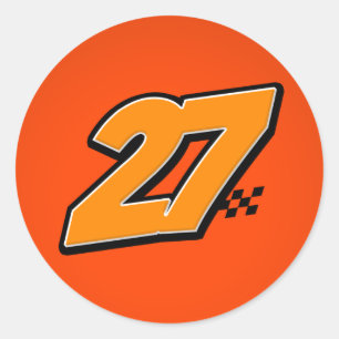 Number 27 - Sticker