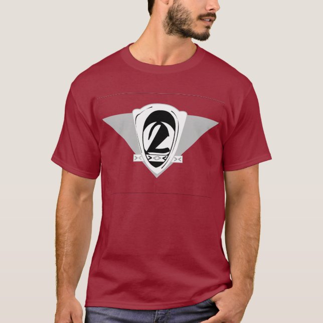 Number 2 Alien Space Symbol T-Shirt (Front)