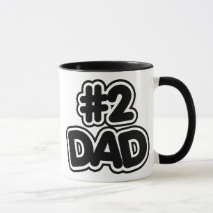 Number 2 Dad Mug