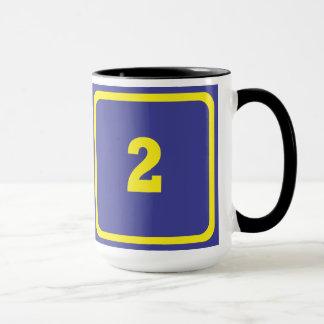Number 2 mug
