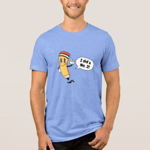 "Number 2" Pencil Tri-Blend Shirt